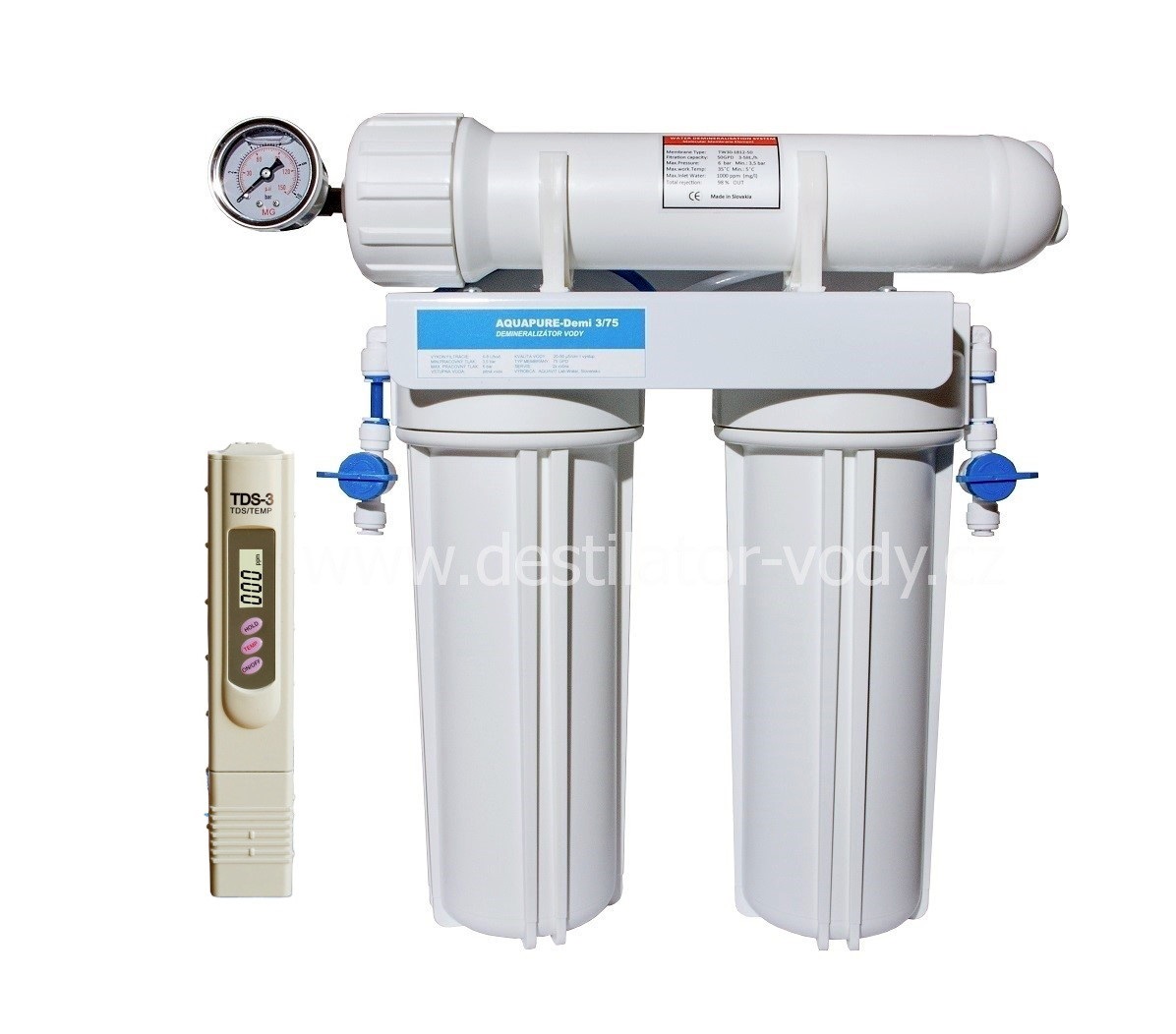 Přístroj na demineralizovanou vodu