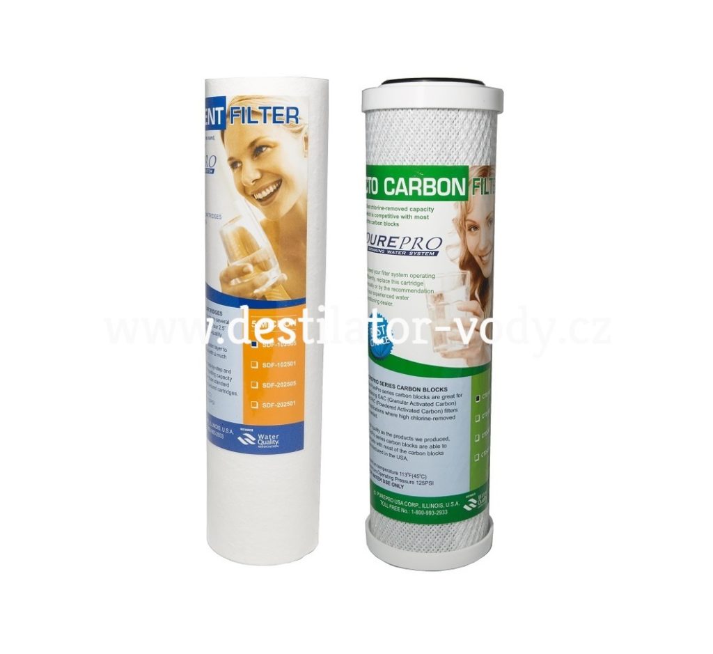 Náhradní filtre do demineralizátora vody